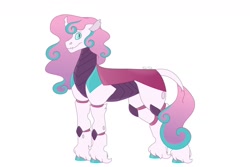 Size: 1280x854 | Tagged: safe, artist:itstechtock, character:princess flurry heart, species:changeling, species:pony, species:reformed changeling, g4, alternate universe, changedlingified, description is relevant, exoskeleton, older, simple background, solo, species swap, story included, white background