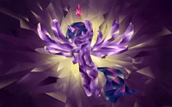 Size: 3840x2400 | Tagged: safe, artist:adiwan, character:twilight sparkle, character:twilight sparkle (alicorn), species:alicorn, species:pony, abstract, cubist, female, mare