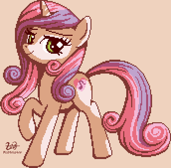 Size: 344x338 | Tagged: safe, artist:pix3m, character:sweetie belle, adult, female, older, pixel art, solo