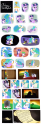 Size: 1600x4880 | Tagged: safe, artist:willisninety-six, character:princess celestia, character:spike, character:twilight sparkle, species:alicorn, species:pony, species:unicorn, apple, baby spike, crying, cup, death, feels, food, grave, immortality blues, older, older twilight, pie, sad, smiling, tea