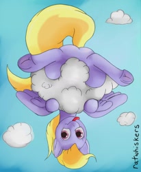 Size: 850x1030 | Tagged: safe, artist:ratwhiskers, character:cloud kicker, cloud, cloudy, female, solo, tongue out, underhoof