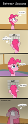 Size: 600x2630 | Tagged: safe, artist:loceri, character:pinkamena diane pie, character:pinkie pie, species:earth pony, species:pony, episode:slice of life, g4, my little pony: friendship is magic, calendar, comic, dialogue, female, mare, solo