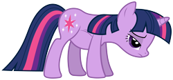 Size: 4995x2323 | Tagged: safe, artist:zutheskunk traces, character:twilight sparkle, character:twilight sparkle (unicorn), species:pony, species:unicorn, episode:friendship is magic, g4, my little pony: friendship is magic, fat, female, food baby, mare, simple background, solo, stuffed, transparent background, twilard sparkle, vector, vector trace