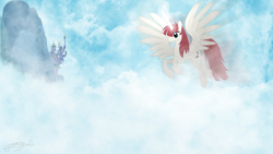 Size: 1920x1080 | Tagged: safe, artist:jamey4, oc, oc only, oc:fausticorn, lauren faust, solo, wallpaper
