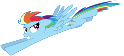 Size: 5000x2277 | Tagged: safe, artist:zutheskunk traces, character:rainbow dash, female, flying, simple background, solo, transparent background, vector, vector trace