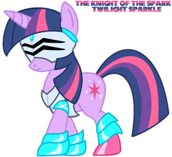 Size: 900x819 | Tagged: dead source, safe, artist:ikuntyphoon, character:twilight sparkle, species:pony, species:unicorn, g4, armor, fantasy class, female, knight, mare, simple background, solo, transparent background, warrior