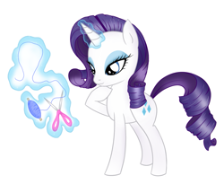 Size: 1507x1294 | Tagged: safe, artist:steffy-beff, character:rarity, female, magic, solo