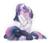 Size: 1066x910 | Tagged: safe, artist:annie-aya, character:twilight sparkle, character:twilight sparkle (unicorn), oc:dusk shine, species:anthro, species:unguligrade anthro, species:unicorn, g4, blushing, clothing, cuddling, dusktwi, eyebrows, eyebrows visible through hair, eyes closed, female, male, mare, ponidox, profile, rule 63, self ponidox, selfcest, shipping, snuggling, stallion, straddling, straight