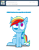 Size: 660x850 | Tagged: safe, artist:lazy, character:rainbow dash, species:pegasus, species:pony, g4, ask, ask dashed rainbow, female, no pupils, simple background, sitting, solo, tumblr, white background