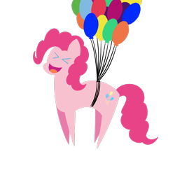 Size: 1000x1000 | Tagged: safe, artist:dragonfoorm, character:pinkie pie, female, pointy ponies, simple background, solo, transparent background, vector