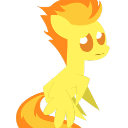Size: 1000x1000 | Tagged: safe, artist:dragonfoorm, character:spitfire, female, pointy ponies, simple background, solo, transparent background, vector
