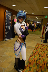 Size: 4000x6000 | Tagged: safe, artist:pyrotempertantrum, character:dj pon-3, character:vinyl scratch, species:human, clothing, cosplay, irl, irl human, ndk, panties, photo, thong, underwear