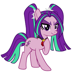 Size: 1577x1544 | Tagged: safe, artist:kingdark0001, character:aria blaze, species:pony, equestria girls:rainbow rocks, g4, my little pony: equestria girls, my little pony:equestria girls, equestria girls ponified, female, ponified, simple background, solo, transparent background, vector
