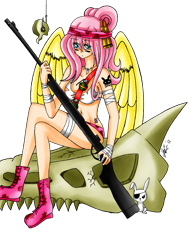 Size: 2506x3266 | Tagged: safe, artist:manhunterj, character:fluttershy, high res, humanized, winged humanization