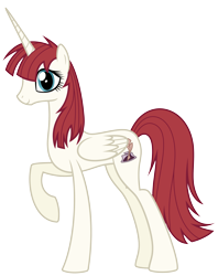 Size: 3965x4995 | Tagged: safe, artist:zutheskunk traces, oc, oc only, oc:fausticorn, species:alicorn, species:pony, absurd resolution, cute, faustabetes, lauren faust, raised hoof, simple background, transparent background, vector, vector trace