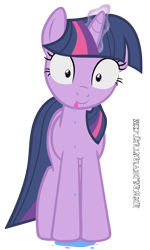 Size: 1228x2048 | Tagged: safe, artist:adiwan, character:twilight sparkle, drool, simple background, transparent background
