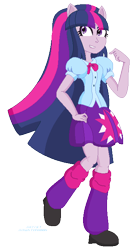 Size: 360x666 | Tagged: safe, artist:ikuntyphoon, character:twilight sparkle, my little pony:equestria girls, female, solo