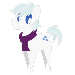 Size: 2000x2000 | Tagged: safe, artist:dragonfoorm, character:double diamond, episode:the cutie map, g4, my little pony: friendship is magic, clothing, cute, double dawwmond, male, pointy ponies, scarf, simple background, solo, transparent background