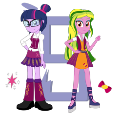 Size: 3128x3000 | Tagged: safe, artist:amante56, character:lemon zest, character:twilight sparkle, character:twilight sparkle (scitwi), species:eqg human, equestria girls:friendship games, g4, my little pony: equestria girls, my little pony:equestria girls, simple background, transparent background