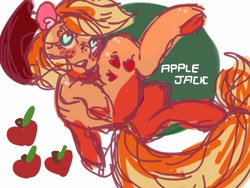 Size: 1024x768 | Tagged: safe, artist:supernoncutie, character:applejack, female, solo