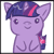 Size: 50x50 | Tagged: safe, artist:steffy-beff, character:twilight sparkle, animated, chibi, female, fourth wall, icon, licking, lowres