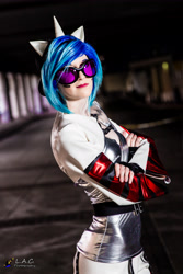 Size: 3456x5184 | Tagged: safe, artist:pyrotempertantrum, character:dj pon-3, character:vinyl scratch, species:human, clothing, cosplay, irl, irl human, photo
