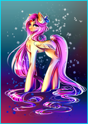 Size: 2893x4092 | Tagged: safe, artist:minamikoboyasy, character:fluttershy, color porn, female, solo