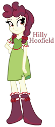 Size: 645x1477 | Tagged: safe, artist:monkfishyadopts, character:hilly hooffield, episode:the hooffields and mccolts, g4, my little pony: friendship is magic, my little pony:equestria girls, equestria girls-ified, female, hooffield family, simple background, solo, that was fast, transparent background