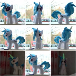 Size: 2400x2400 | Tagged: safe, artist:egalgay, character:dj pon-3, character:vinyl scratch, handmade, irl, photo, plushie, solo