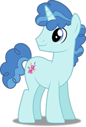 Size: 3370x5000 | Tagged: safe, artist:dashiesparkle edit, artist:lahirien, edit, character:party favor, ponyscape, episode:the cutie map, g4, my little pony: friendship is magic, .svg available, absurd resolution, cute, favorbetes, full body, inkscape, looking back, male, simple background, solo, transparent background, vector, vector edit