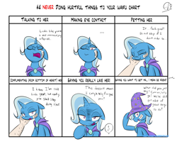 Size: 2128x1727 | Tagged: safe, artist:phuocthiencreation, character:trixie, species:pony, species:unicorn, broken english, chart, chest fluff, comic, doing loving things, female, fourth wall, happy ending, mare, meme, solo, waifu
