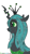 Size: 640x1136 | Tagged: safe, artist:briarspark, character:queen chrysalis, species:changeling, female, profile, simple background, smiling, solo
