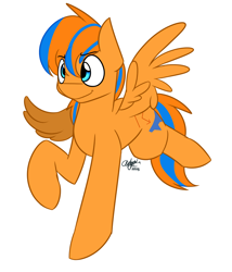 Size: 1098x1280 | Tagged: safe, artist:aidraws, oc, oc only, oc:cold front, species:pegasus, species:pony, male, simple background, solo, stallion, white background
