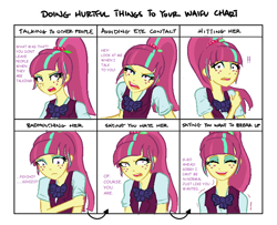 Size: 738x600 | Tagged: safe, artist:kul, character:sour sweet, equestria girls:friendship games, g4, my little pony: equestria girls, my little pony:equestria girls, bipolar, doing hurtful things, meme, sad