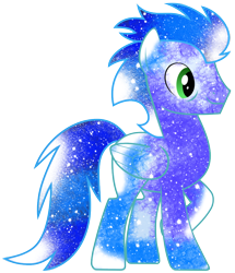 Size: 828x964 | Tagged: safe, artist:baumkuchenpony, artist:digiradiance, character:soarin', species:pony, galaxy, male, simple background, solo, transparent background, vector