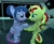 Size: 928x768 | Tagged: safe, artist:mk513, character:sunset shimmer, character:twilight sparkle, character:twilight sparkle (scitwi), species:pony, ship:scitwishimmer, ship:sunsetsparkle, 3d, blush sticker, blushing, female, gmod, lesbian, ponified, shipping, swimming pool