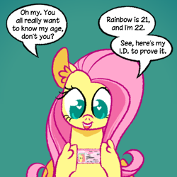 Size: 850x850 | Tagged: safe, artist:ponett, character:fluttershy, ask, tumblr