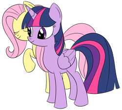 Size: 2778x2500 | Tagged: safe, artist:datapony, character:fluttershy, character:twilight sparkle, character:twilight sparkle (alicorn), species:alicorn, species:pony, ship:twishy, female, lesbian, shipping