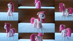 Size: 5120x2880 | Tagged: safe, artist:egalgay, character:pinkamena diane pie, character:pinkie pie, custom, handmade, irl, photo, plushie, solo