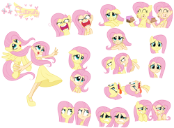 Size: 4500x3300 | Tagged: safe, artist:trinityinyang, character:fluttershy, species:human, species:pony, facial expressions, female, flutterrage, human ponidox, humanized, ponidox, solo, you're going to love me