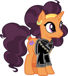 Size: 688x773 | Tagged: safe, artist:baumkuchenpony, artist:ziomal1987, character:saffron masala, episode:spice up your life, g4, my little pony: friendship is magic, clothing, female, simple background, solo, transparent background, vector