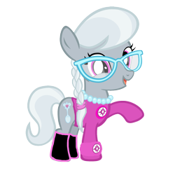 Size: 1152x1152 | Tagged: safe, artist:motownwarrior01, character:silver spoon, species:earth pony, species:pony, boots, dc comics, female, filly, green lantern, green lantern (comic), shoes, simple background, solo, star sapphire, transparent background, wristband