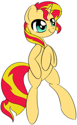 Size: 1846x3000 | Tagged: safe, artist:datapony, character:sunset shimmer, species:pony, species:unicorn, female, solo, sunset shimmer day