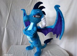 Size: 2048x1481 | Tagged: safe, artist:egalgay, character:princess ember, species:dragon, handmade, irl, my little pony, photo, plushie, solo