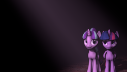 Size: 1920x1080 | Tagged: safe, artist:chickenbrony, character:starlight glimmer, character:twilight sparkle, character:twilight sparkle (alicorn), species:alicorn, species:pony, species:unicorn, ship:twistarlight, 3d, female, lesbian, mare, open mouth, shipping, source filmmaker