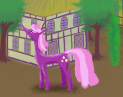 Size: 1264x999 | Tagged: safe, artist:umneem, character:cheerilee, species:earth pony, species:pony, female, fluffy, long muzzle, solo