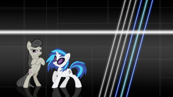 Size: 1920x1080 | Tagged: safe, artist:sirpayne, character:dj pon-3, character:octavia melody, character:vinyl scratch, wallpaper