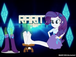 Size: 2000x1500 | Tagged: safe, artist:maze1000, character:rarity, my little pony:equestria girls, boots, bracelet, clothing, cute, feet, female, foot fetish, foot focus, high heel boots, jewel, jewelry, skirt, solo, toes