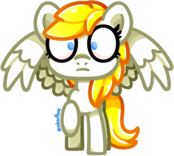 Size: 1000x900 | Tagged: safe, artist:amberpone, oc, oc only, species:pegasus, species:pony, commission, female, front view, mare, original character do not steal, simple background, solo, transparent background, wings