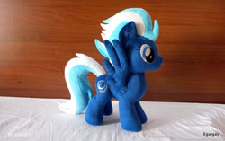 Size: 800x501 | Tagged: safe, artist:egalgay, character:night glider, handmade, irl, photo, plushie, solo